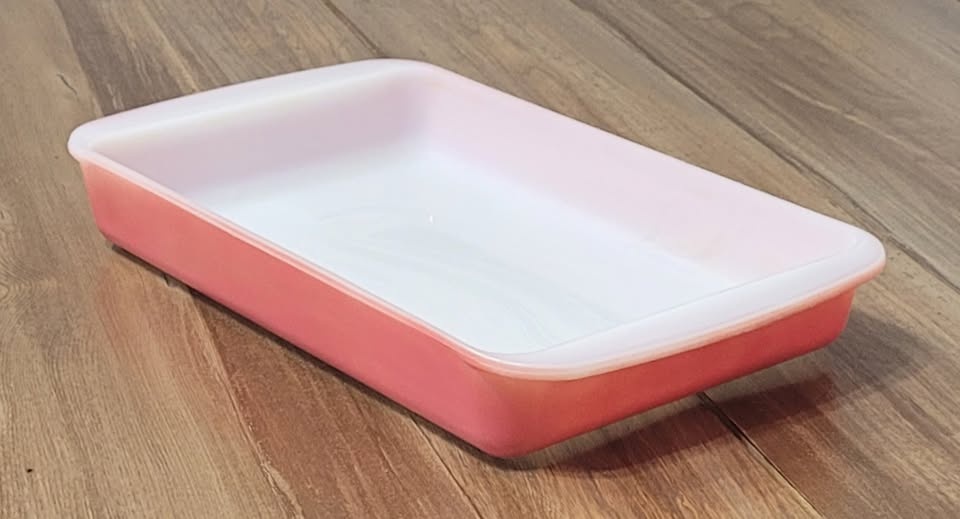 Rare Pyrex Flamingo Pink 2 quart Baking Dish 232 - photo 4