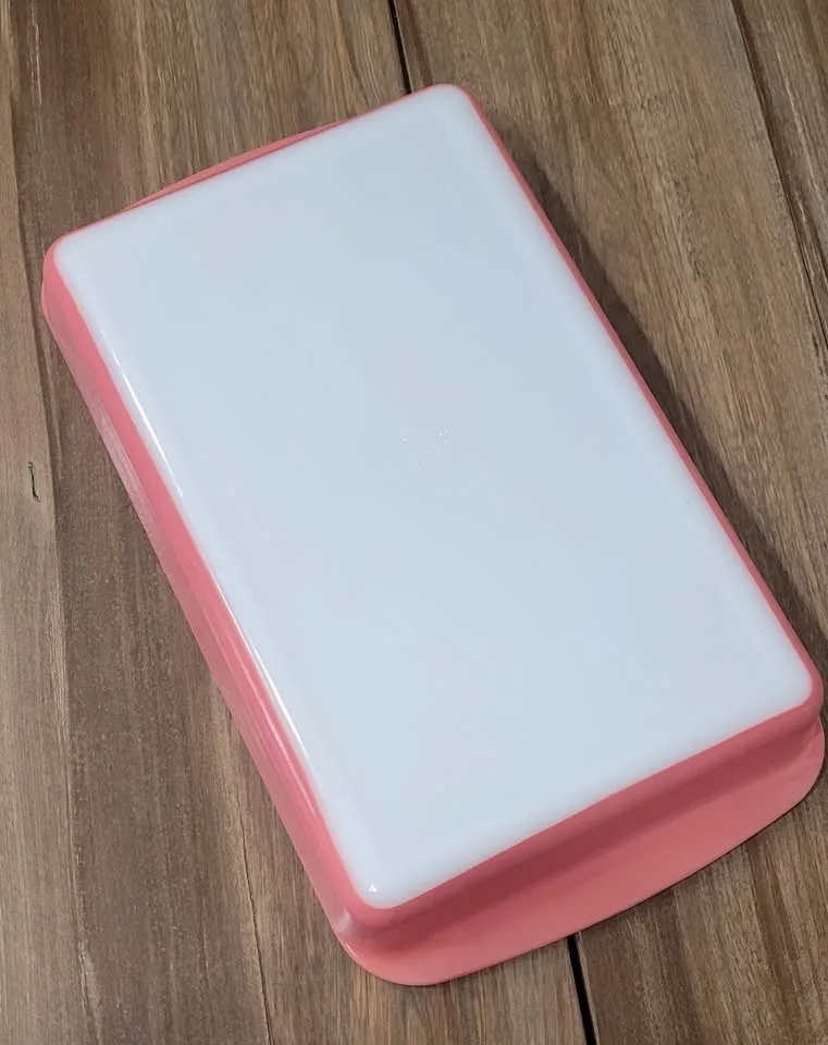 Rare Pyrex Flamingo Pink 2 quart Baking Dish 232 image indicator(6)