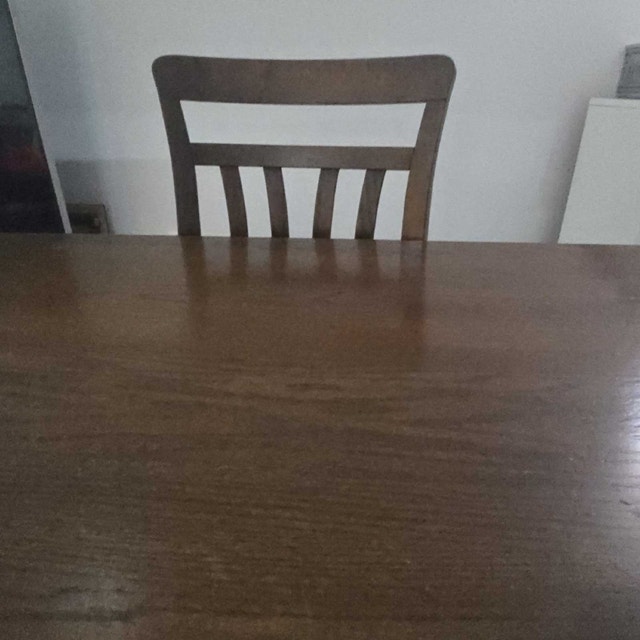Solid Red Oak Dining Set - Mission/Craftsman Style With Chairs - photo 3