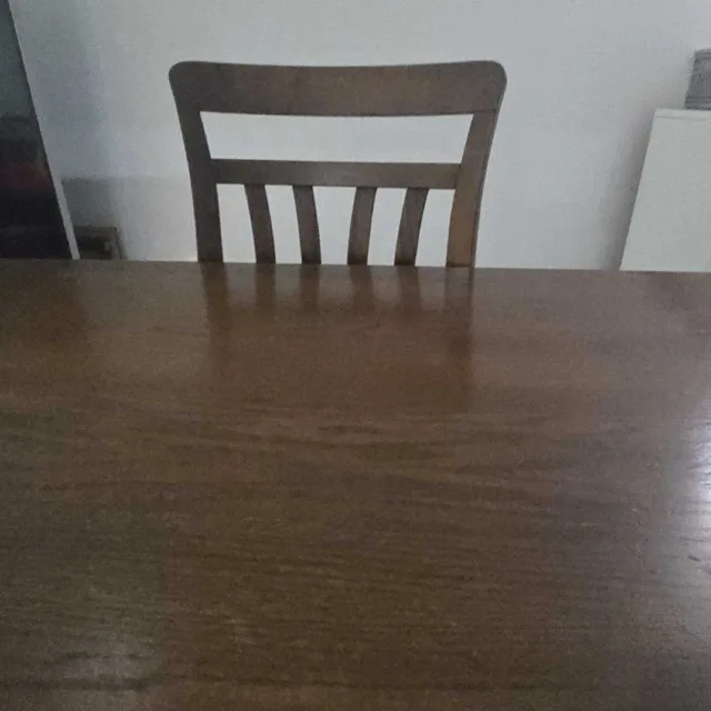 Solid Red Oak Dining Set - Mission/Craftsman Style With Chairs image indicator(3)