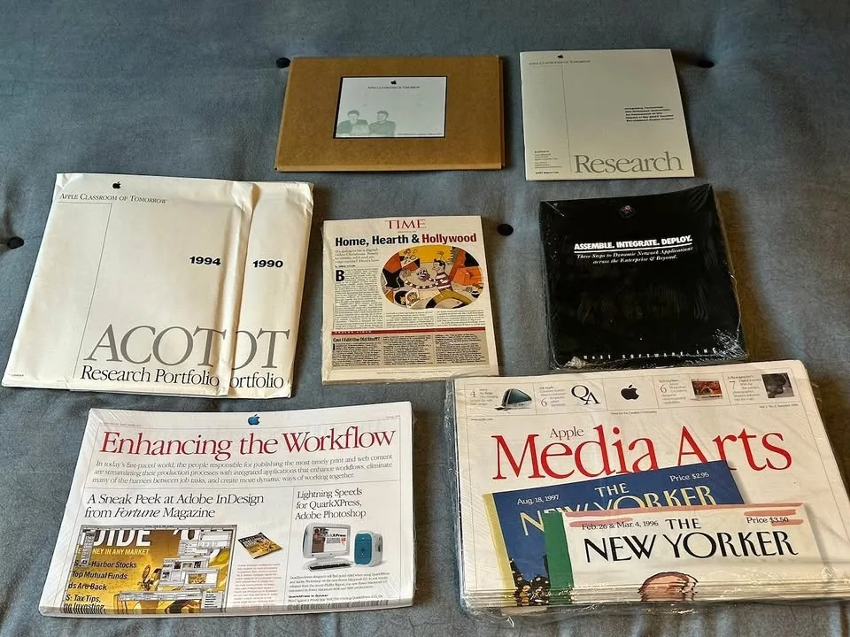 Apple and NeXT Related Ads and Print Media