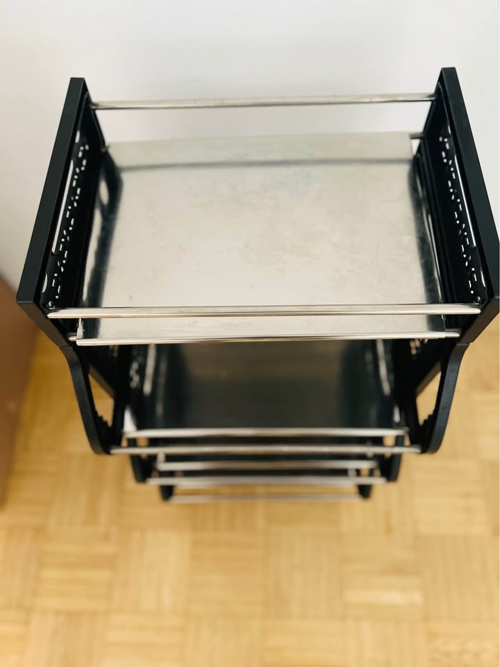 Storage cart 4-tier rolling stackable - photo 2