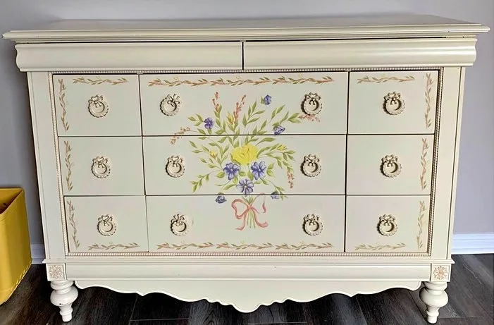 FLORAL DRESSER – WHIMSICAL & ELEGANT 🌸