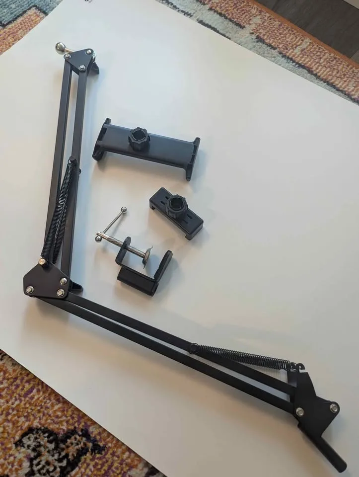 Overhead Video Camera Stand and Handsfree Mobile Holder image indicator(2)