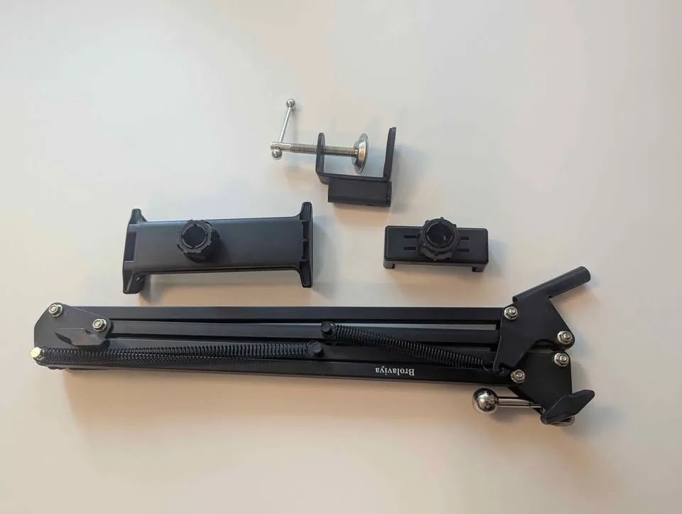 Overhead Video Camera Stand and Handsfree Mobile Holder image indicator(4)