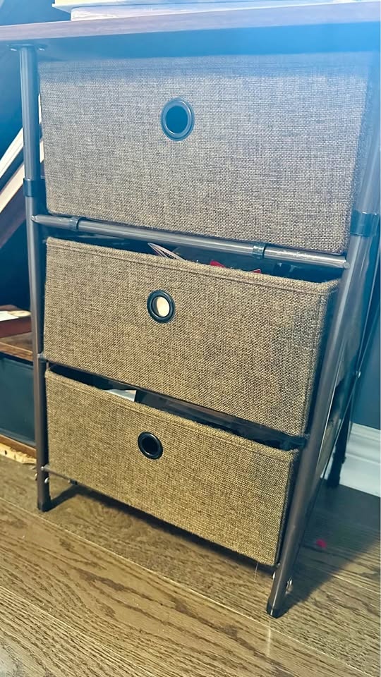 3 drawer bedside