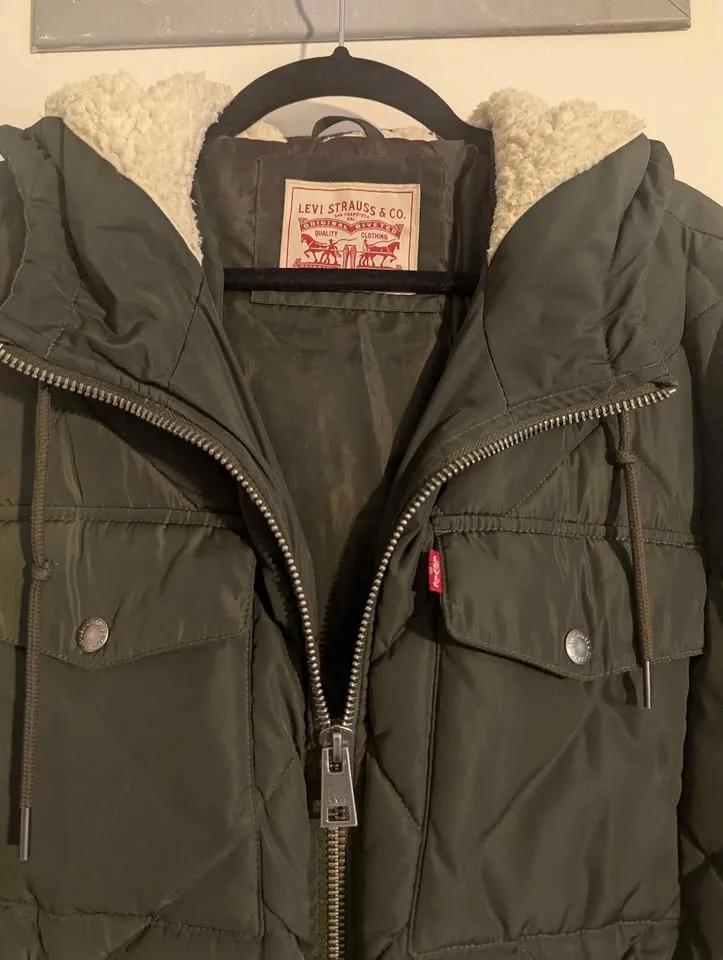 Women's Winter Jacket Size - Medium Fleece Lined Hood image indicator(2)