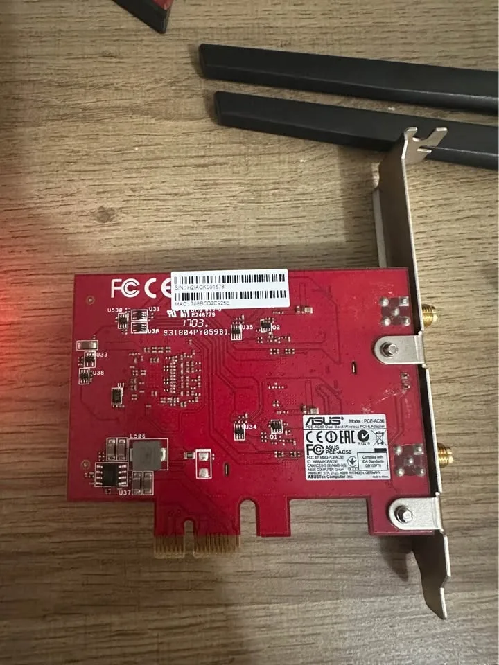 Asus PCI-E Network card and TPlink Bluetooth adaptor. image indicator(2)