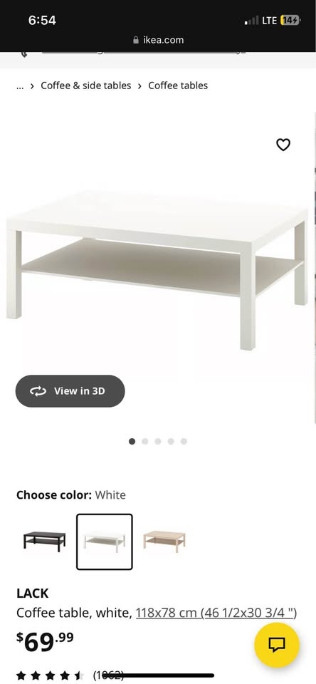 Ikea Lack Coffee Table (118x78cm) - photo 2