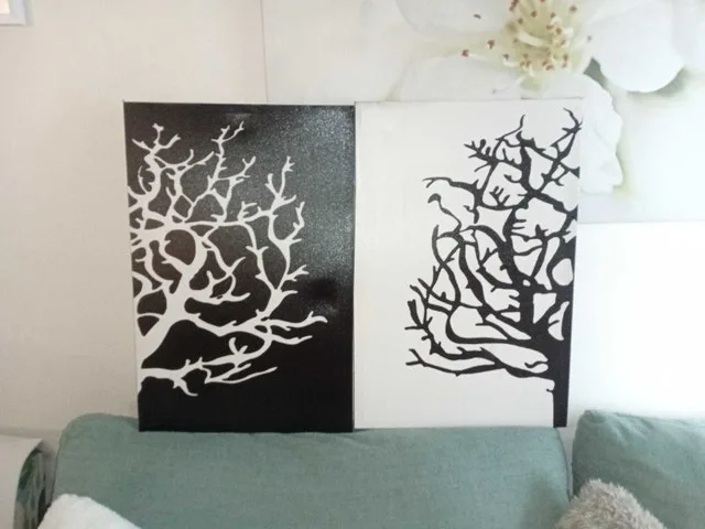 Black and white tree pictures image indicator(4)