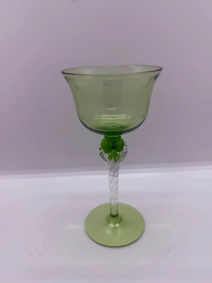 4 Blefeld & Co Harlequin Glasses Hand Blown Portugal image indicator(3)