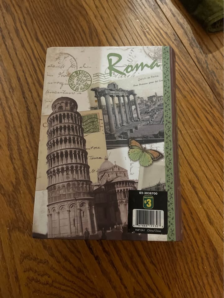 Roma Book-Style Storage Box – Vintage Travel Theme - photo 3