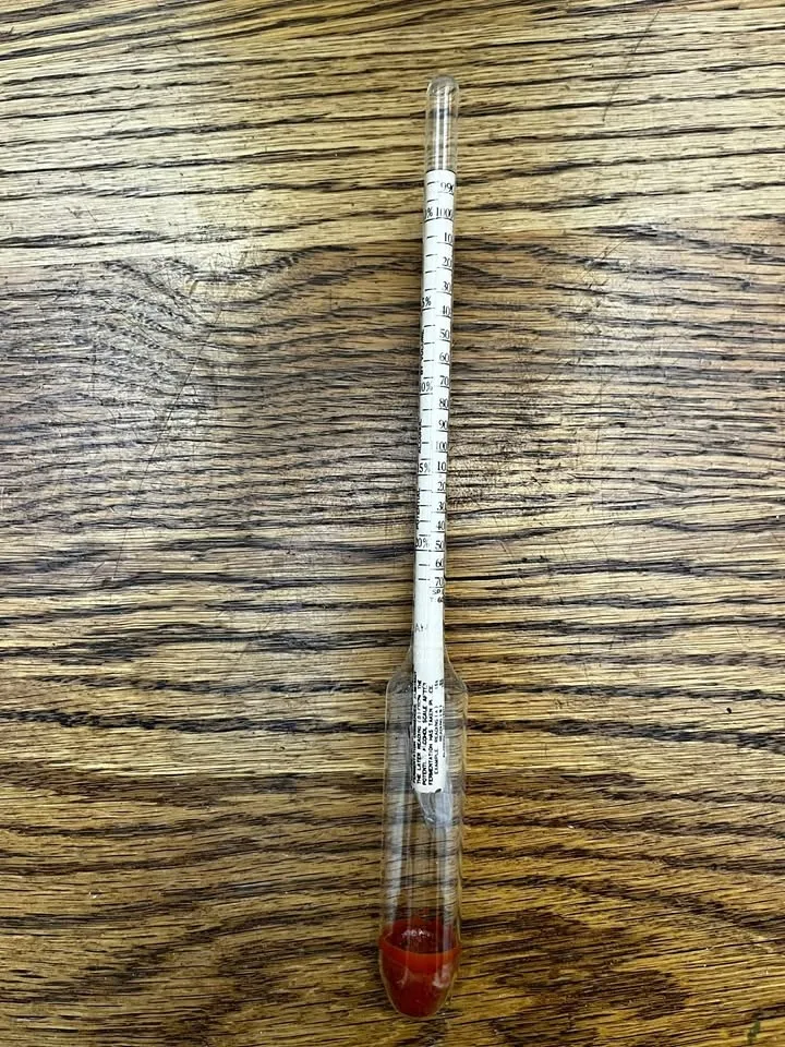 🍺 Alcohol Hydrometer for For Beer, Wine & Cider