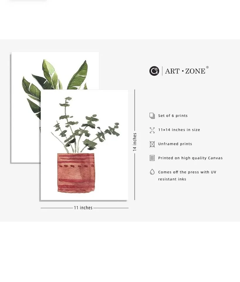 Plant Prints Wall Art Poster Boho Decor for Living Room image indicator(2)