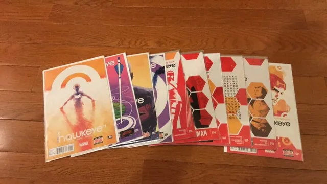 Hawkeye lot of comic books