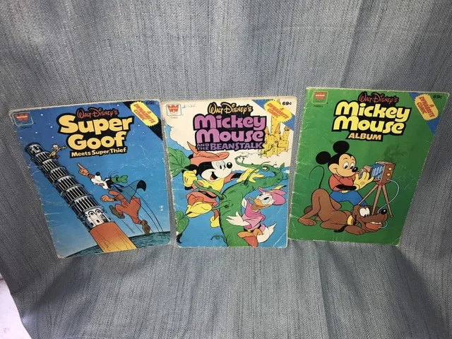 Vintage Disney Dynabrite Comics - Whitman