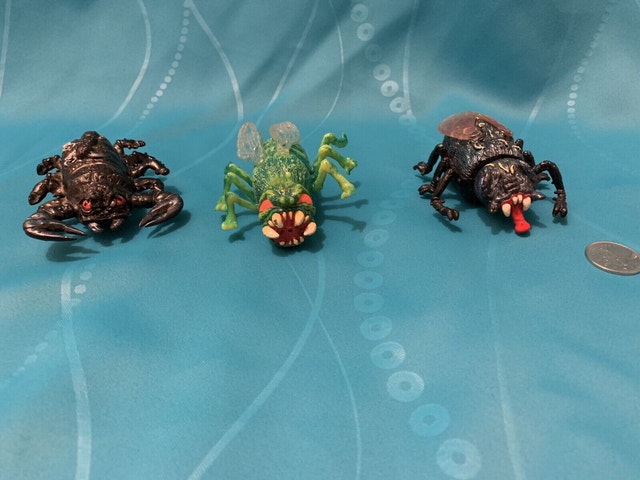 Vintage 1996 Real Squirmin Bugs set of 3