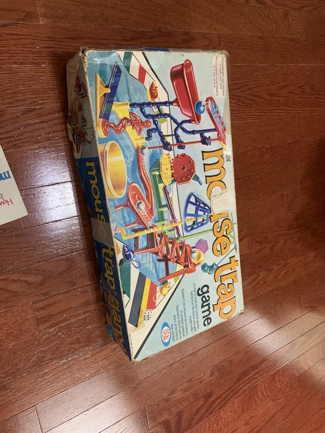 Vintage Mousetrap board game Ideal 1970