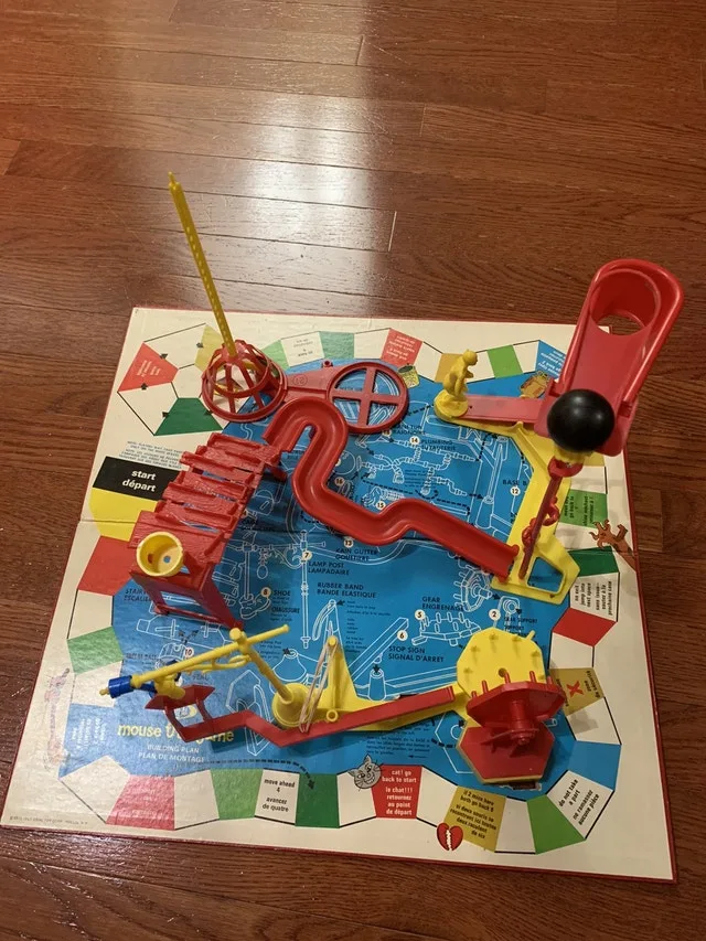 Vintage Mousetrap board game Ideal 1970 image indicator(3)