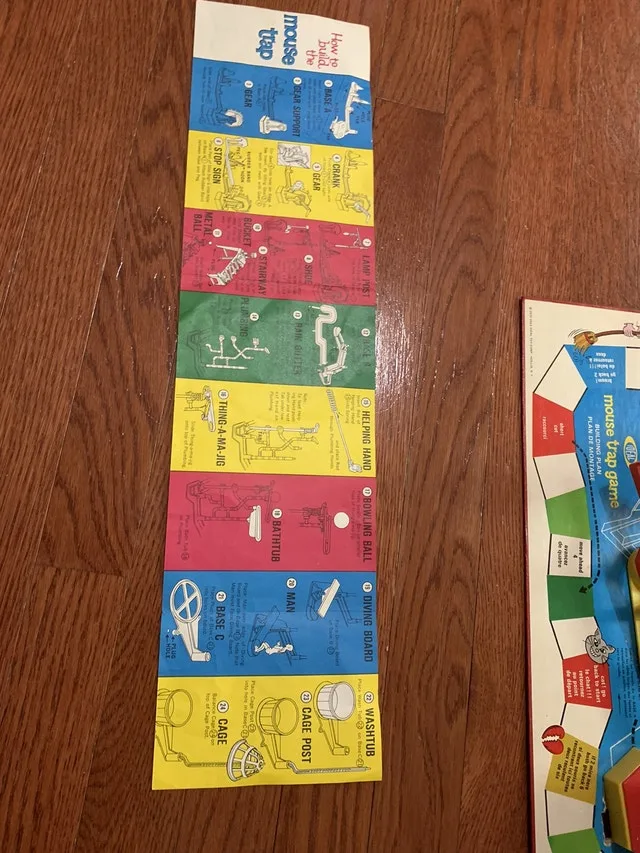Vintage Mousetrap board game Ideal 1970 image indicator(4)