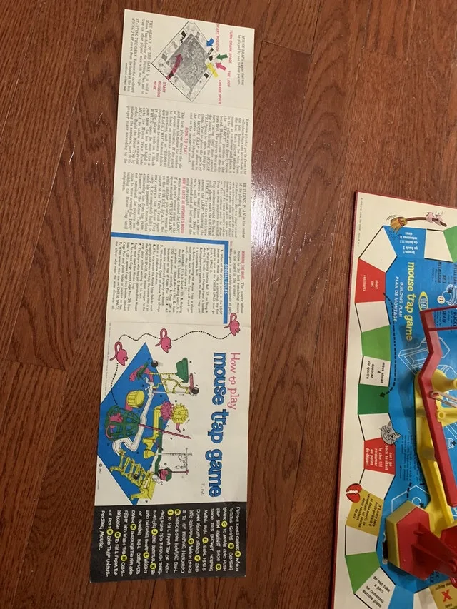 Vintage Mousetrap board game Ideal 1970 image indicator(5)