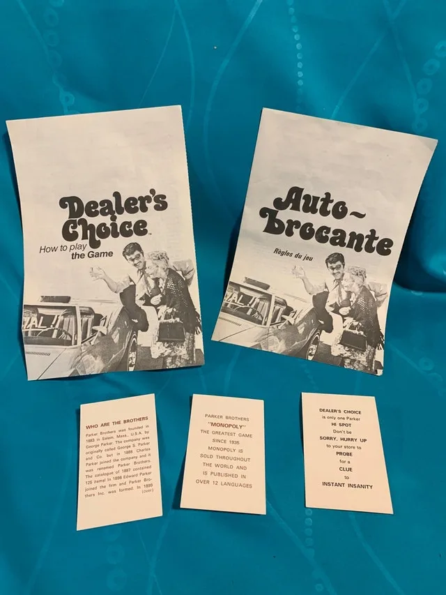 Vintage Dealers Choice 1972 Parker Brothers Board Game image indicator(4)