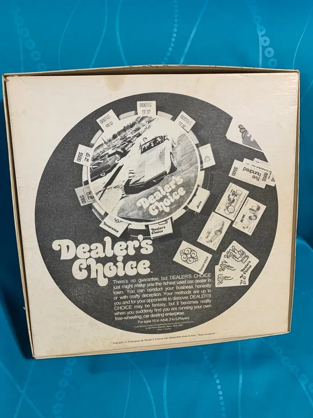 Vintage Dealers Choice 1972 Parker Brothers Board Game image indicator(6)