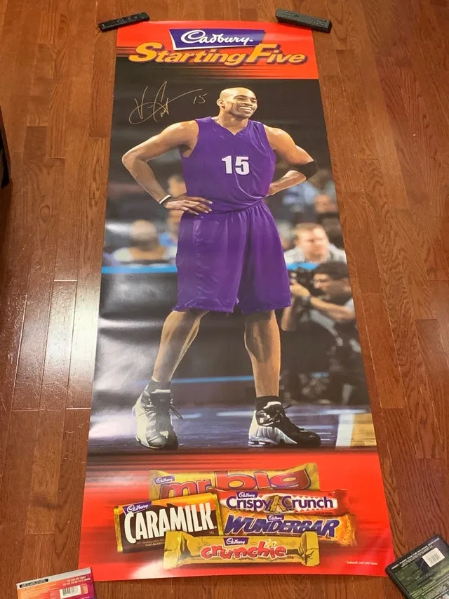 HUGE 6ft tall Vince Carter Poster
