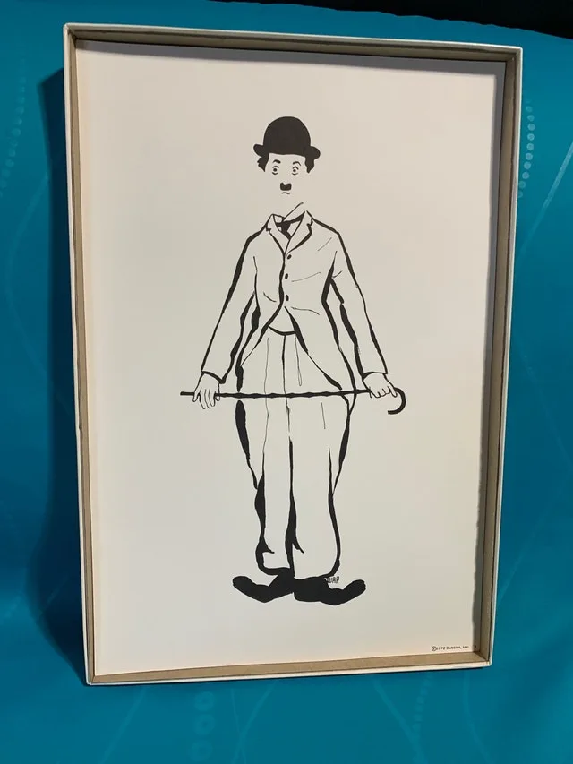 Vintage Charlie Chaplin Print set by Cadeaux image indicator(5)