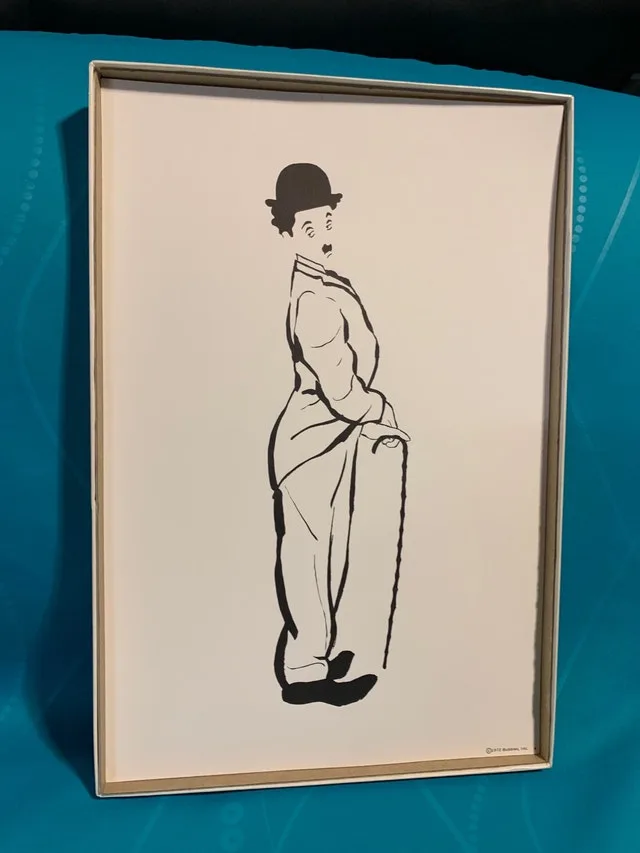 Vintage Charlie Chaplin Print set by Cadeaux image indicator(6)