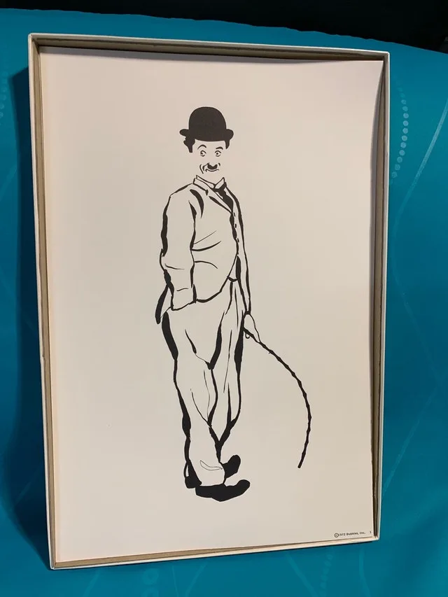 Vintage Charlie Chaplin Print set by Cadeaux image indicator(8)