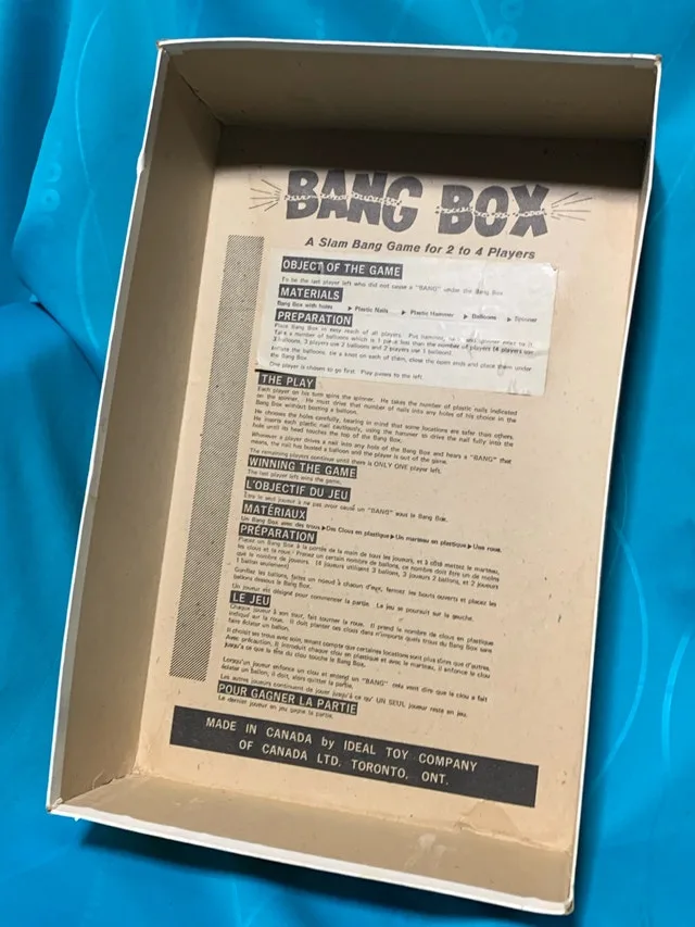 Vintage Ideal Bang Box Game 99% Complete 1969 In Original Box image indicator(2)