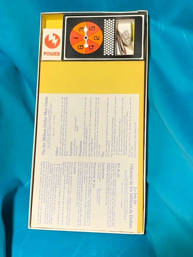 Vintage Six Million Dollar Man board game image indicator(2)