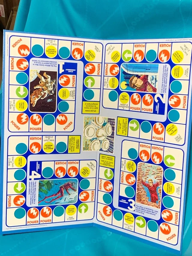 Vintage Six Million Dollar Man board game image indicator(3)