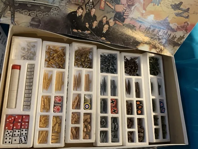 Vintage Axis & Allies Board Game image indicator(2)