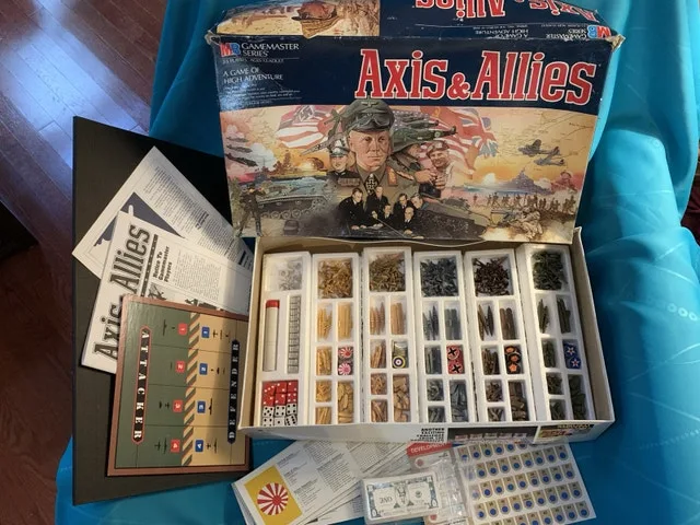 Vintage Axis & Allies Board Game image indicator(4)