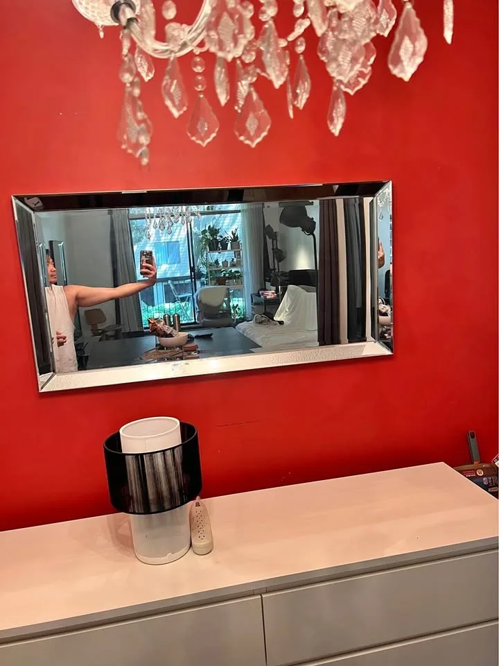 Medium size bezeled mirror