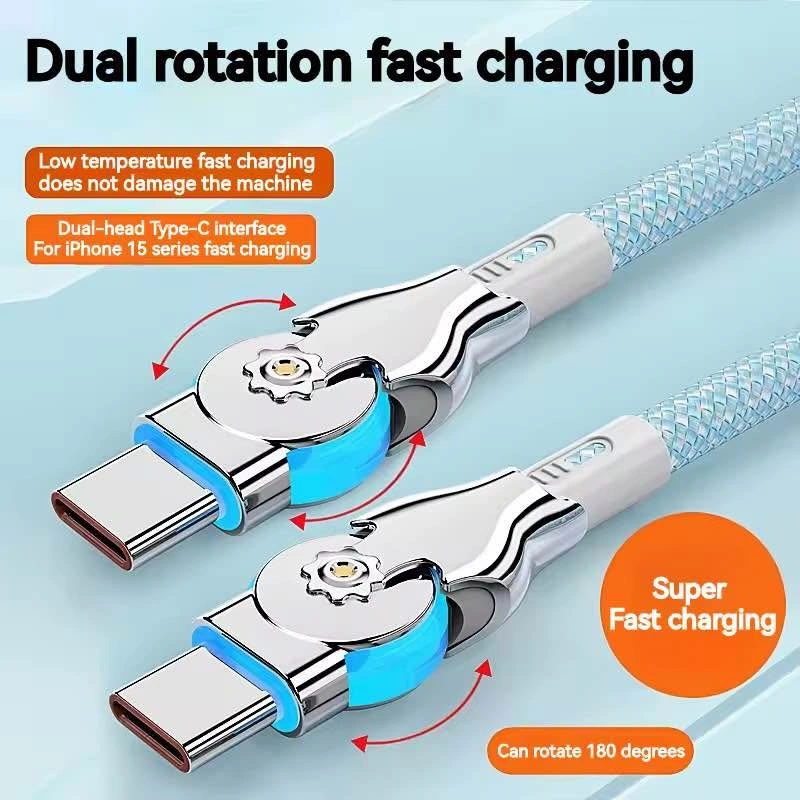Type C to C charging cable 6M - photo 2