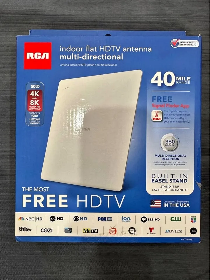 RCA HDTV 40 Mile Range