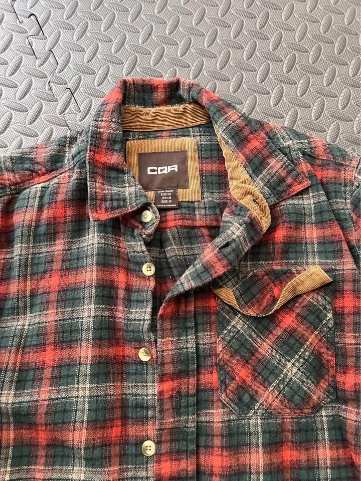 Plaid shirt size M CQR image indicator(2)