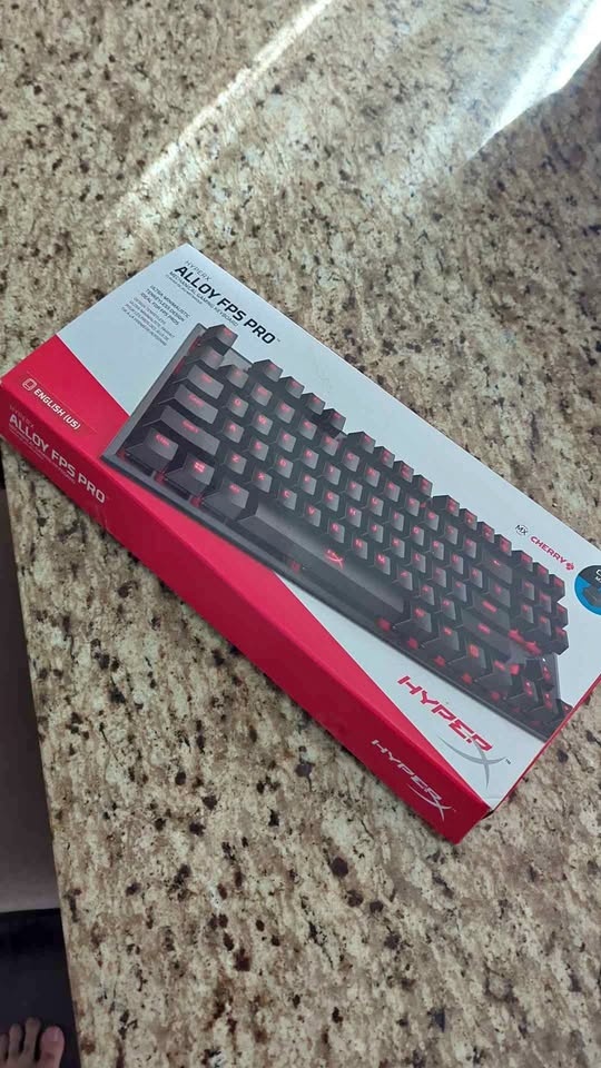 HyperX keyboard blue switches