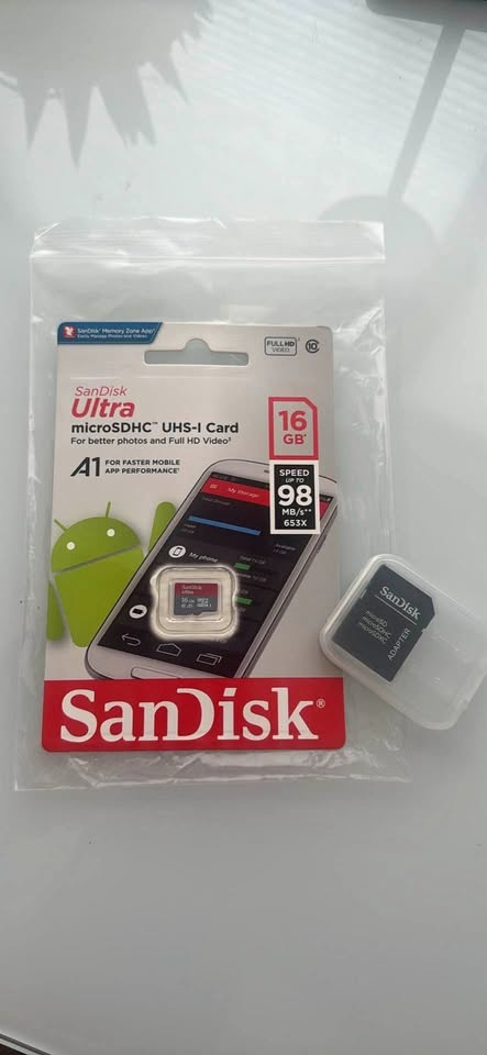 16GB Ultra microSD HC Card with Adapter