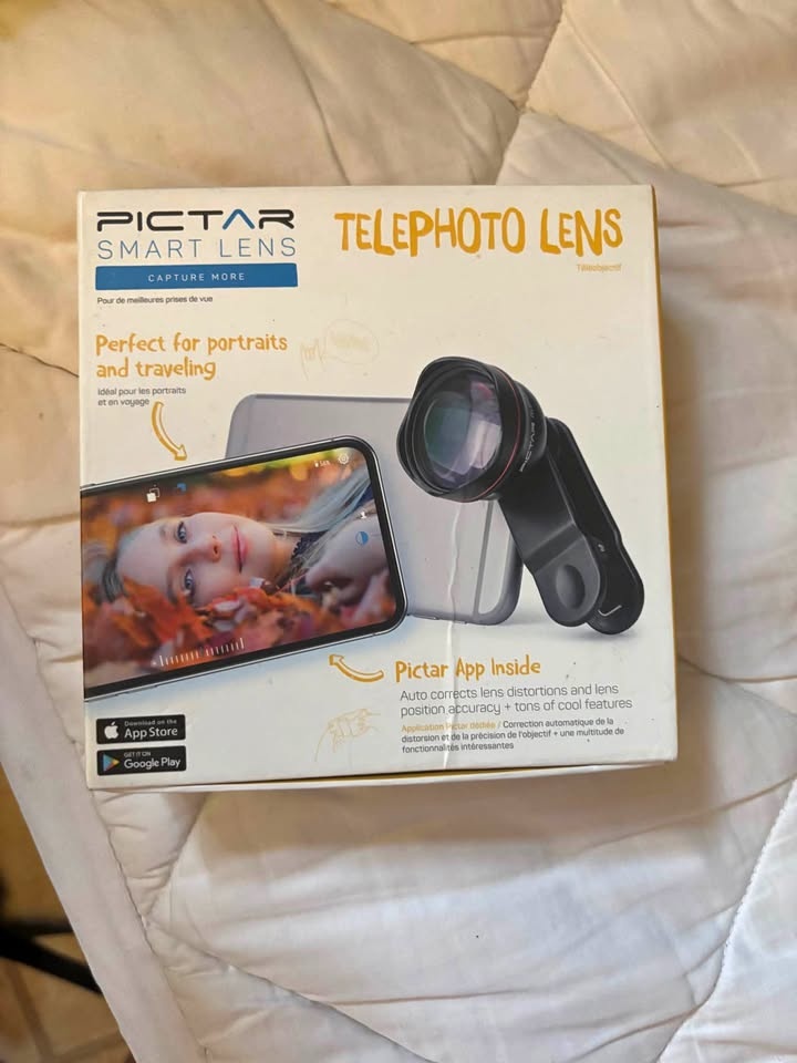 📸 Pictar Smart Lens – Telephoto Lens for Smartphones