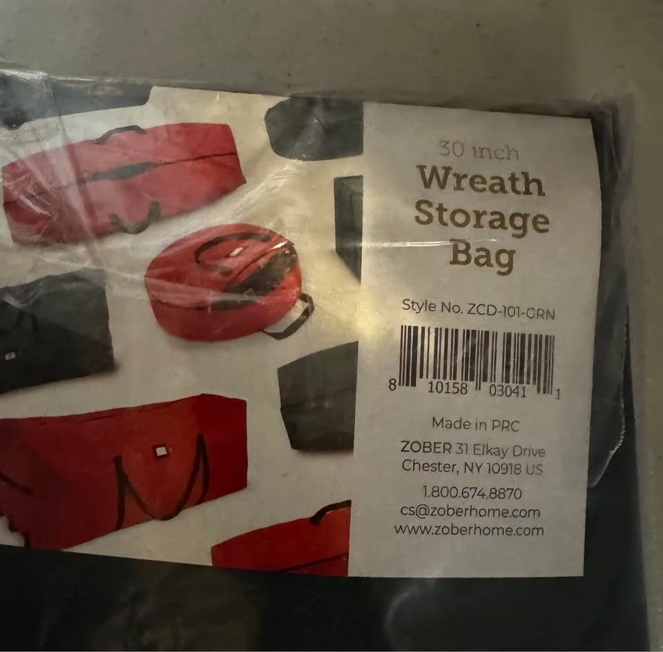 Wreath storage bag NEW image indicator(3)