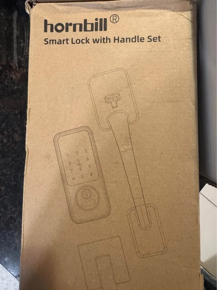 Smart Front Door Lock Handle Sets image indicator(3)