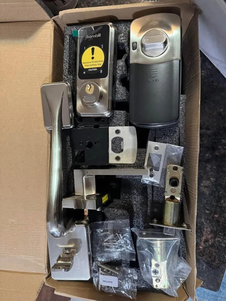 Smart Front Door Lock Handle Sets image indicator(4)