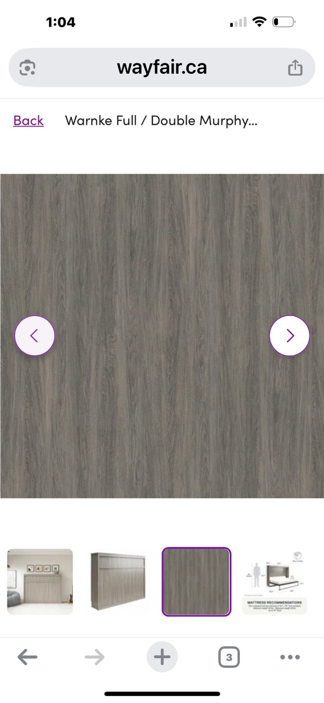 Full-size Murphy bed/daybed wall bed - photo 3