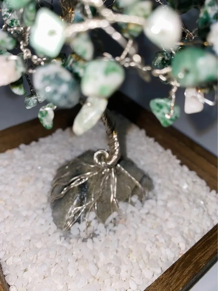 🌳 Handcrafted Green Gemstone Tree – Abundance & Balance 🌳 image indicator(4)