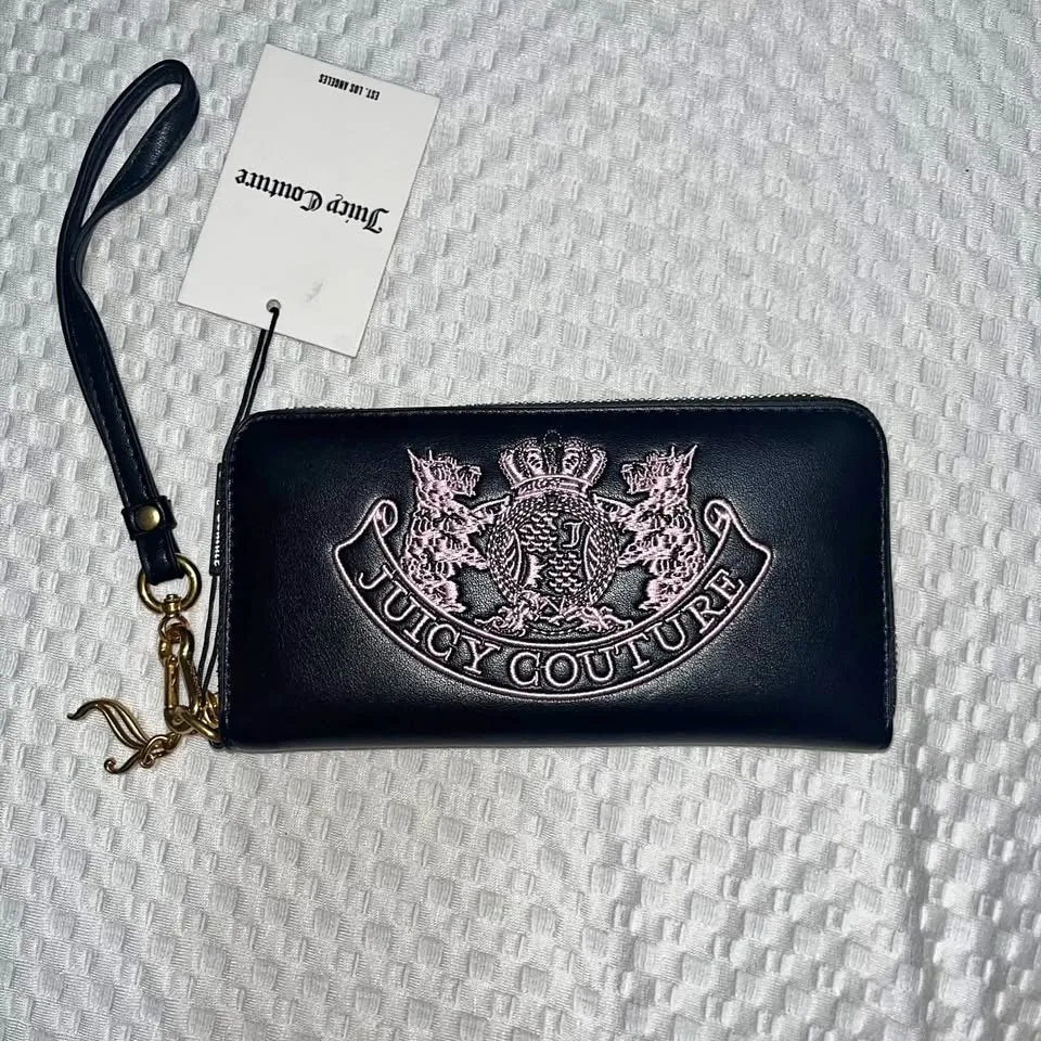 Juicy Couture Scottie Dogs Leather Wallet Wristlet
