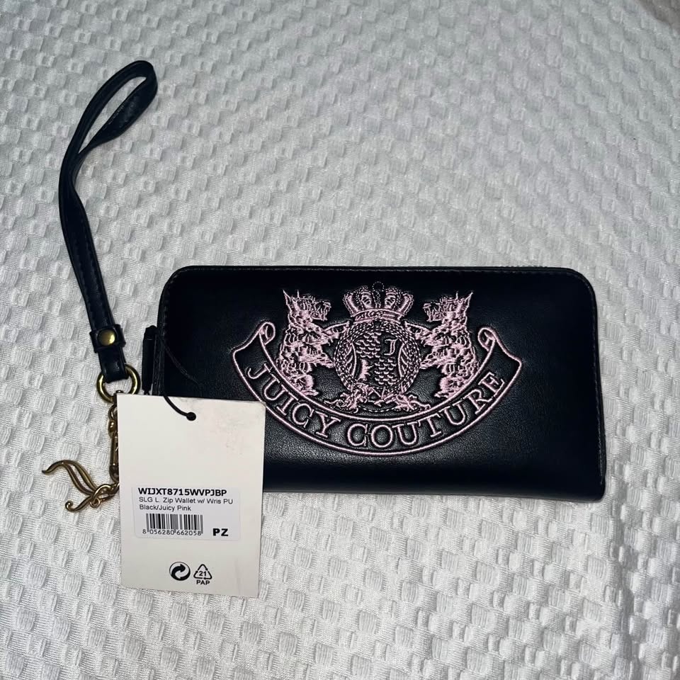 Juicy Couture Scottie Dogs Leather Wallet Wristlet - photo 2